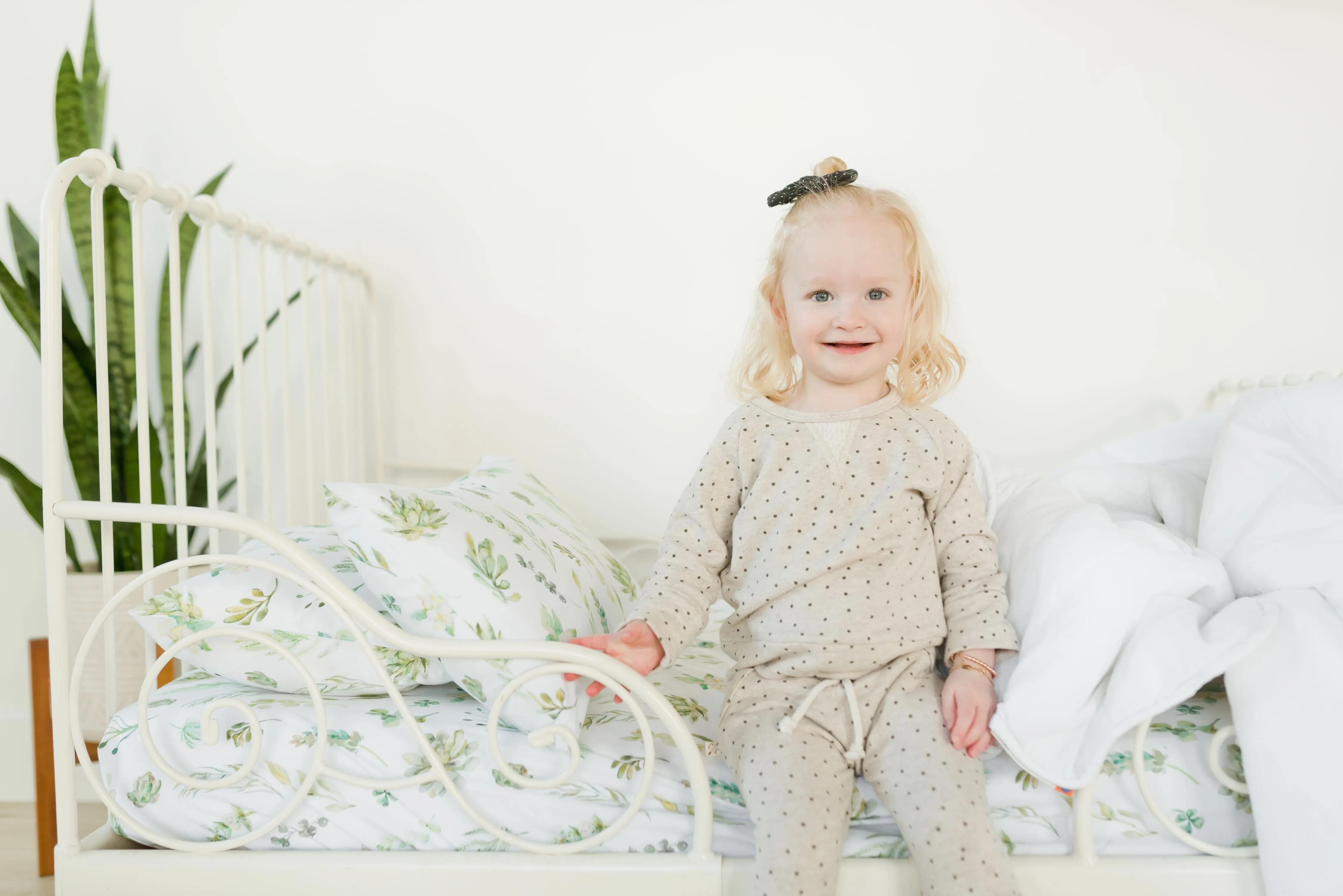 100% Cotton Toddler Pillowcase – Succulents