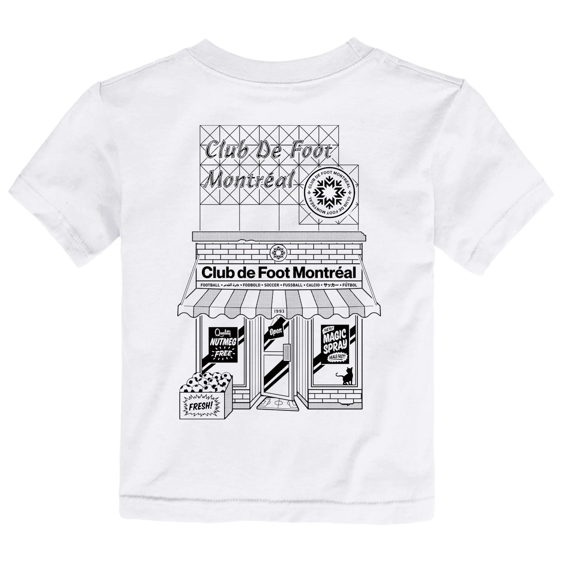 Adidas MLS Toddlers Montreal Impact Quality MEGS Workmark Tee