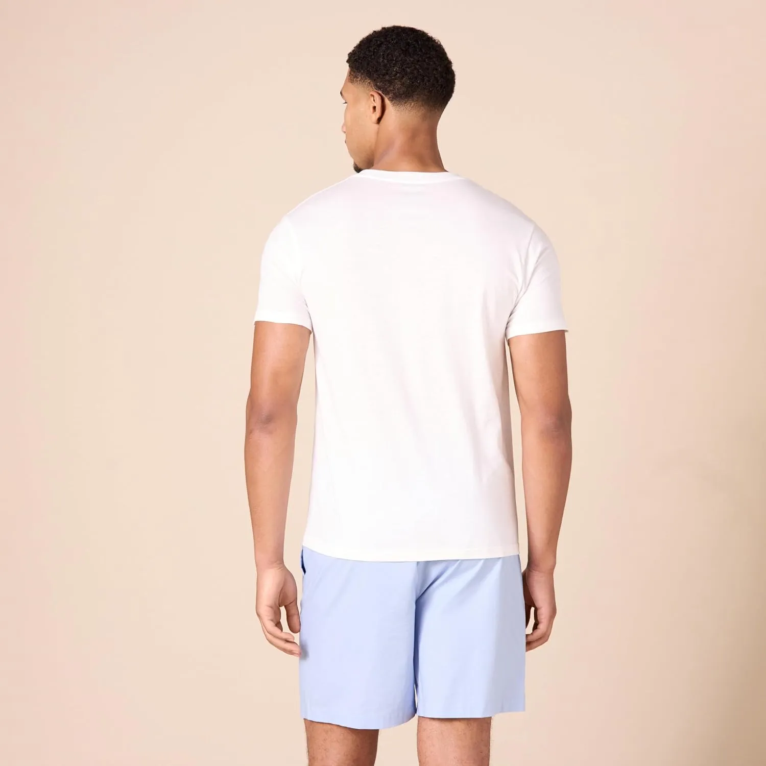 Amazon Essentials Men's V-Neck Undershirt, Breathable, Cotton, Pack of 6