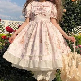 Belinda Bear's Magical Music Lessons      Dress Kawaii Academia Y2K Cottagecore Coquette Fairycore Dollette Princesscore