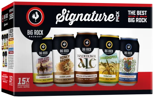 BIG ROCK SIGNATURE VARIETY PACK 15CANS