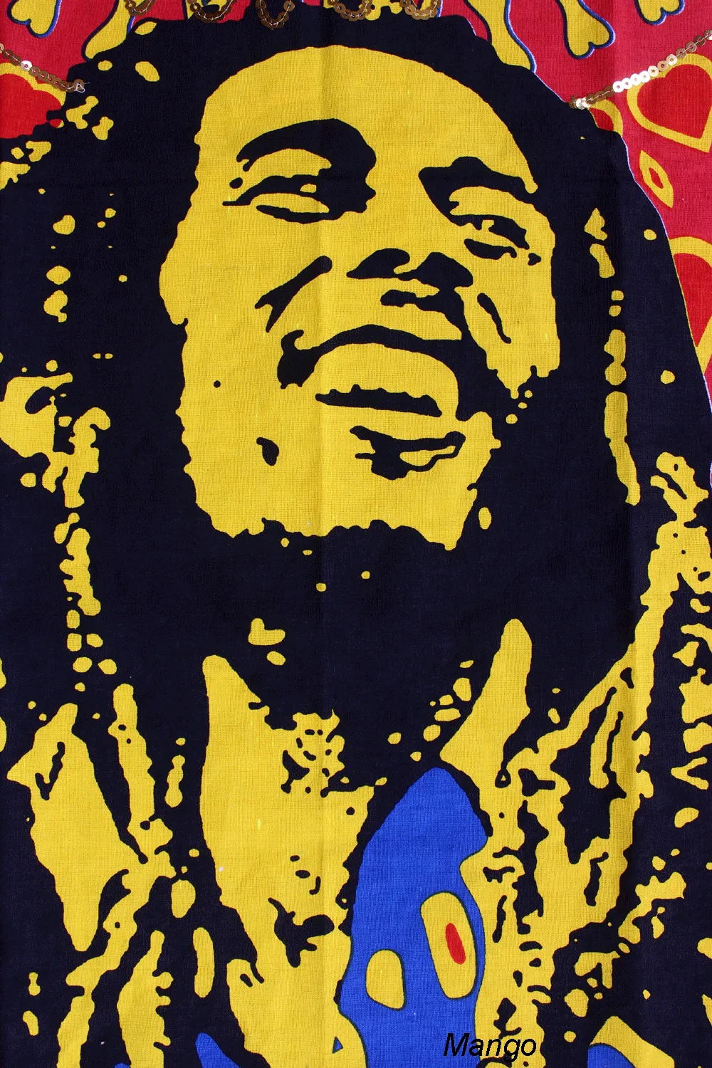Bob Marley Poster Cloth Wall Hanging Tapestry One Love Hippy Hippie Hendrix Wall Hanging 30 x 40 Inches