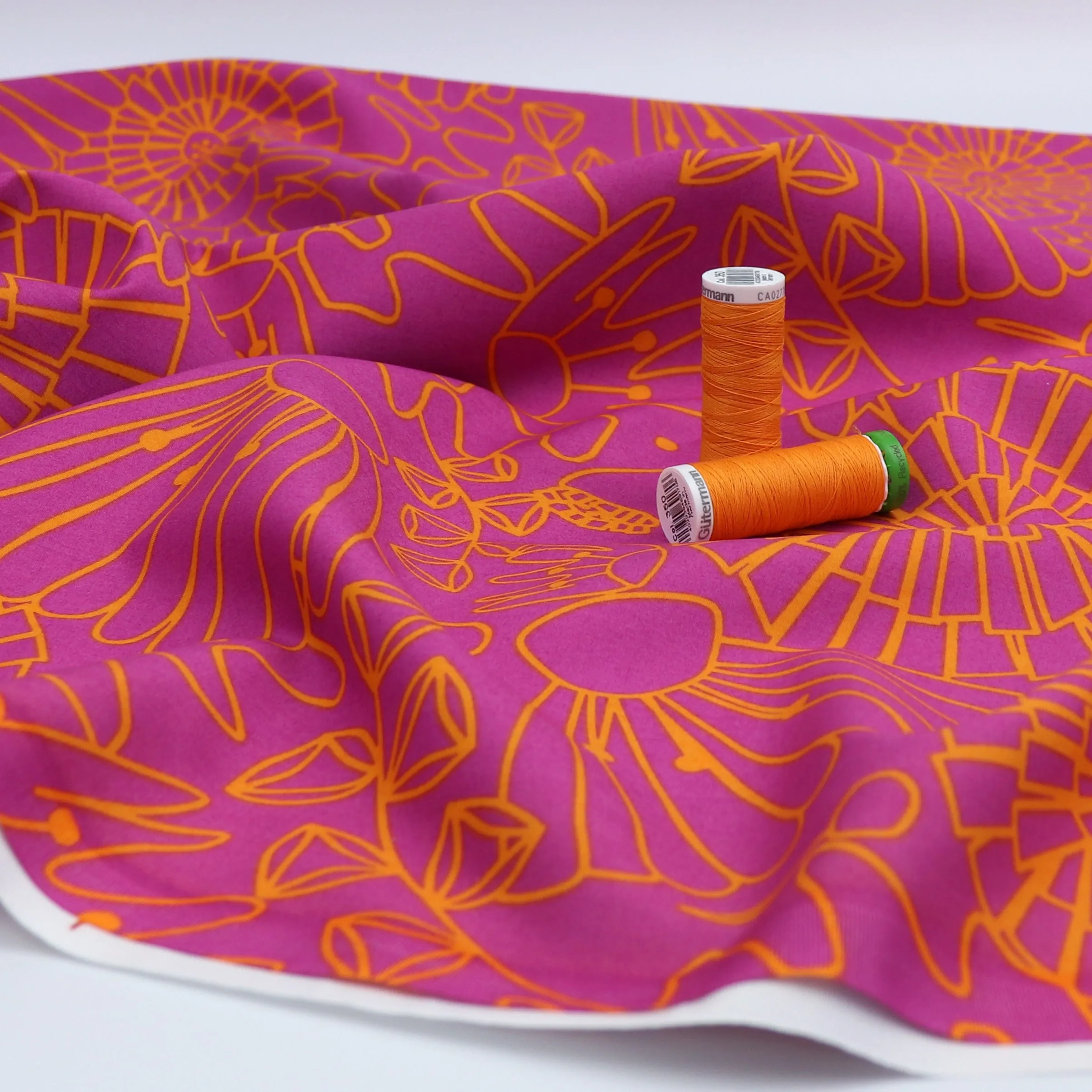 Cotton Poplin - Nerida Hansen X Verhees Collab- Eden Pink