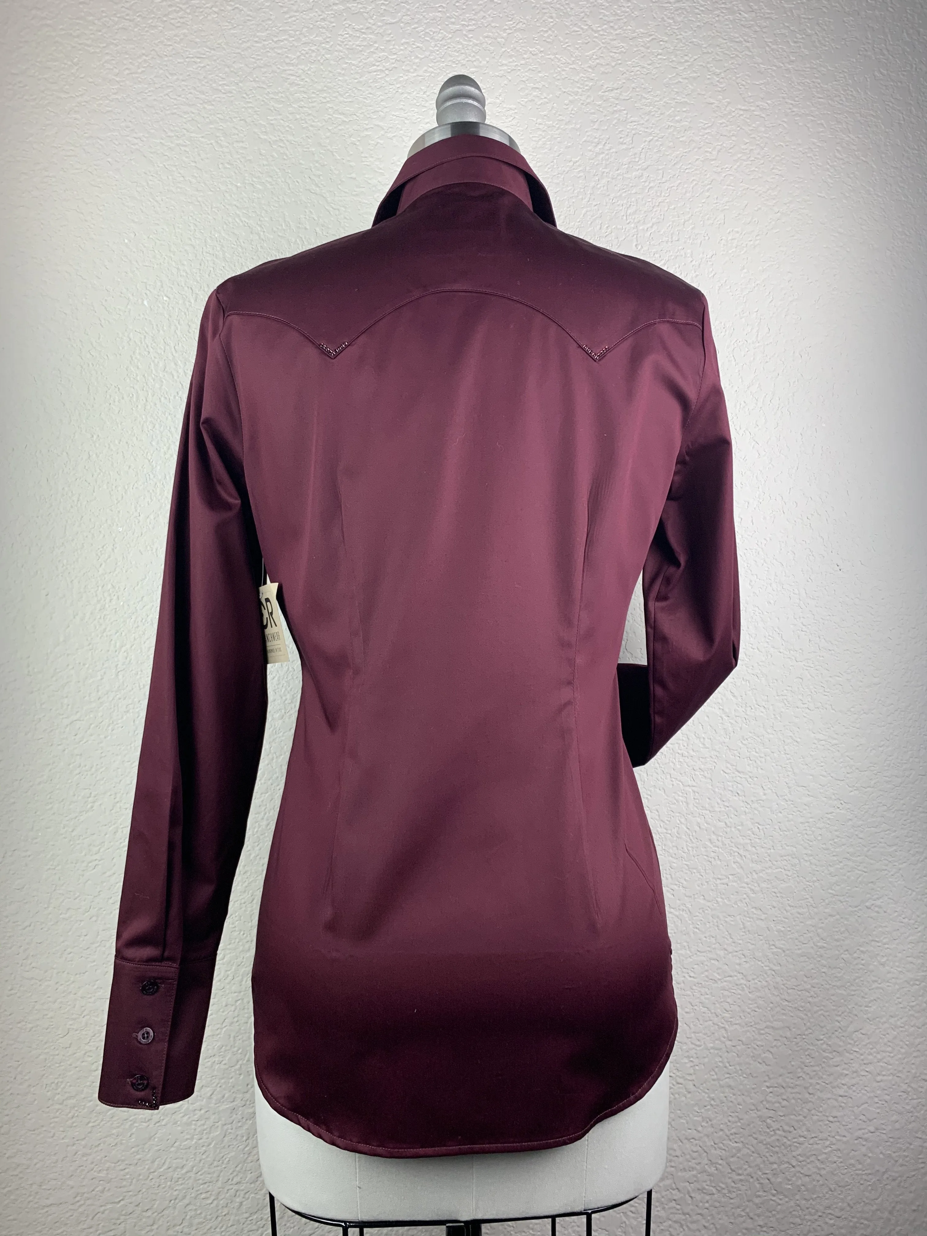 CR Western Pro Dark Wine Cotton Sateen