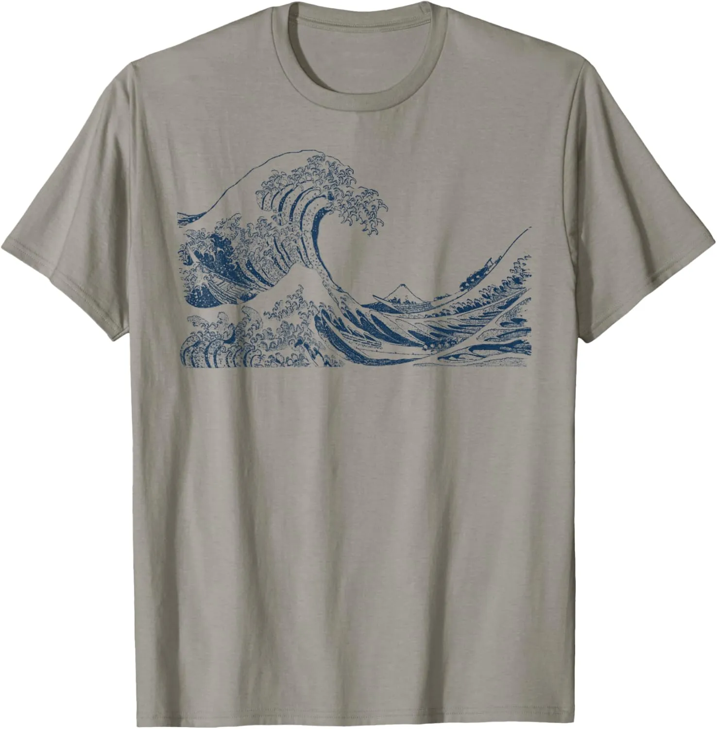 Famous Vintage Art: Great Ocean Wave Hokusai Special Design T-Shirt
