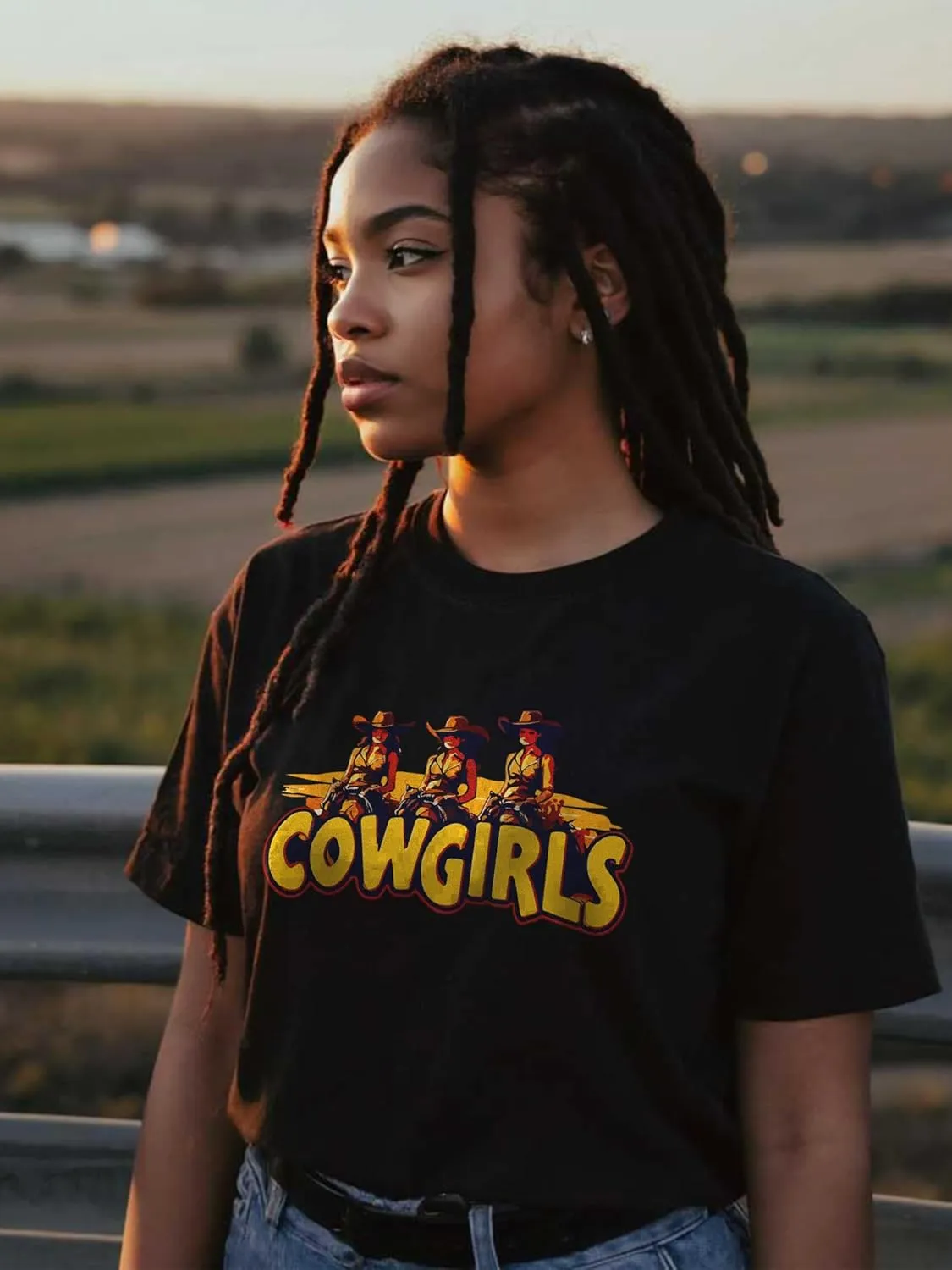 Graphic Tee Women Flower Top Eagle Men Humorous Kawaii Life is Good Floral 100% Cotton T-Shirt