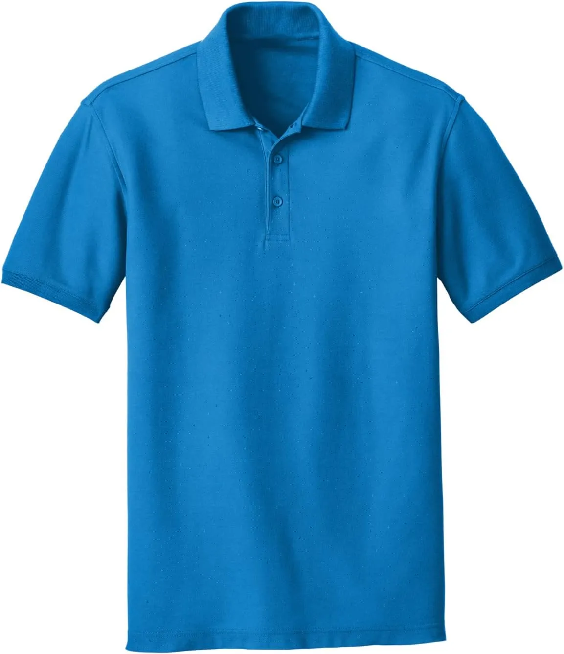 JustBlanks Men Polo Shirts Pique Polo Shirts for Men Short Sleeves 3 Button Performance Polo T Shirt