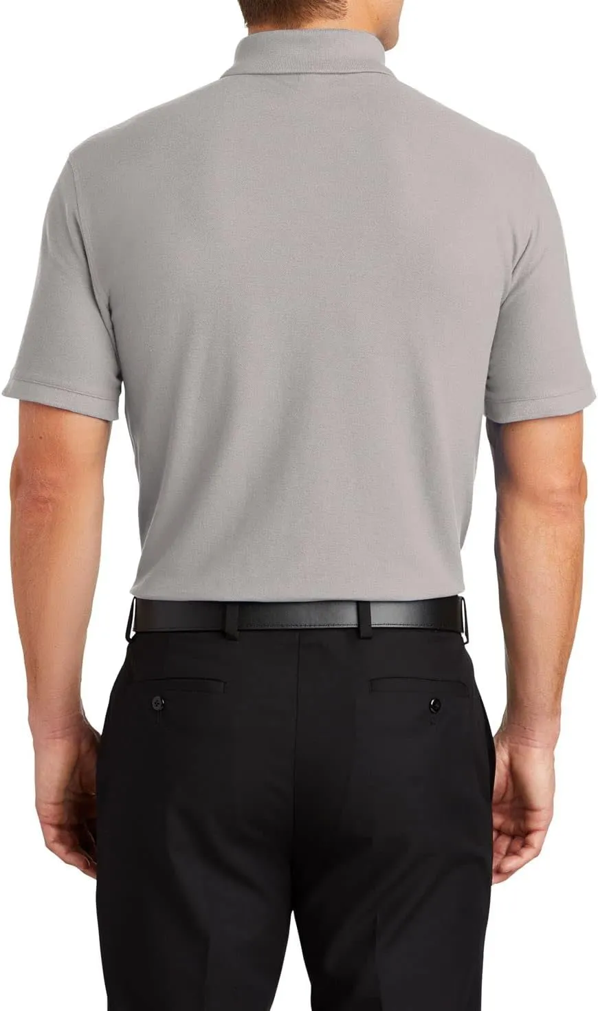 JustBlanks Men Polo Shirts Pique Polo Shirts for Men Short Sleeves 3 Button Performance Polo T Shirt