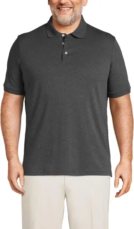 Lands' End Men's Short Sleeve American-Grown Supima Cotton Polo Shirt