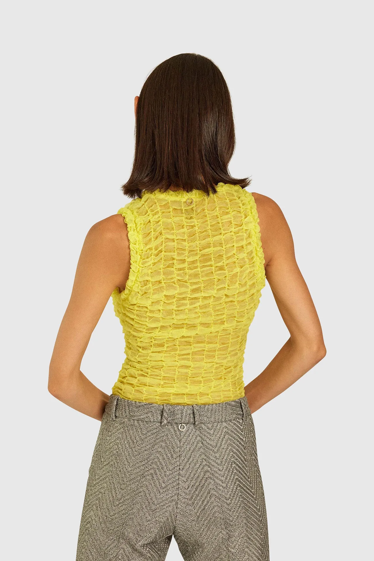 Lemon Smock Top