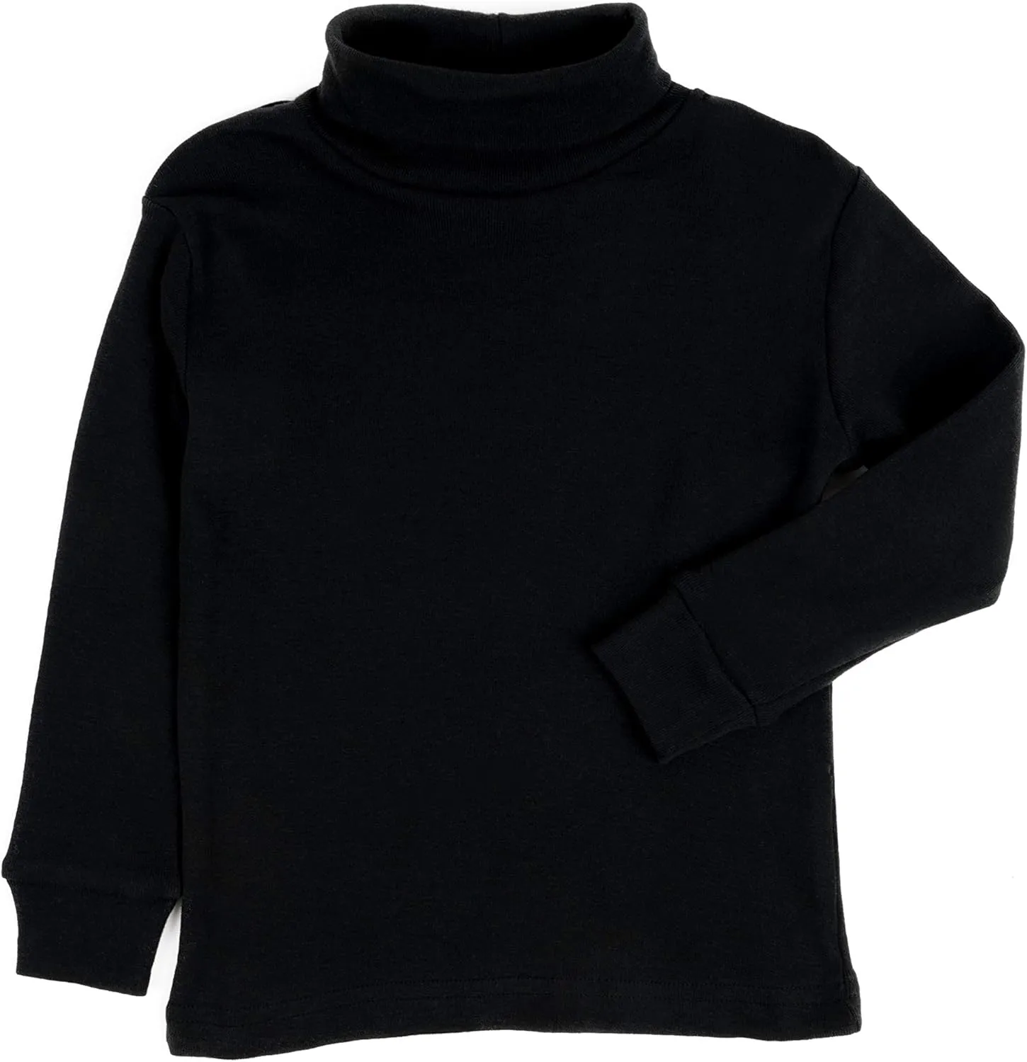 Leveret Girls Boys & Toddler Solid Turtleneck 100% Cotton Kids Shirt (2 Toddler-14 Years) Variety of Colors