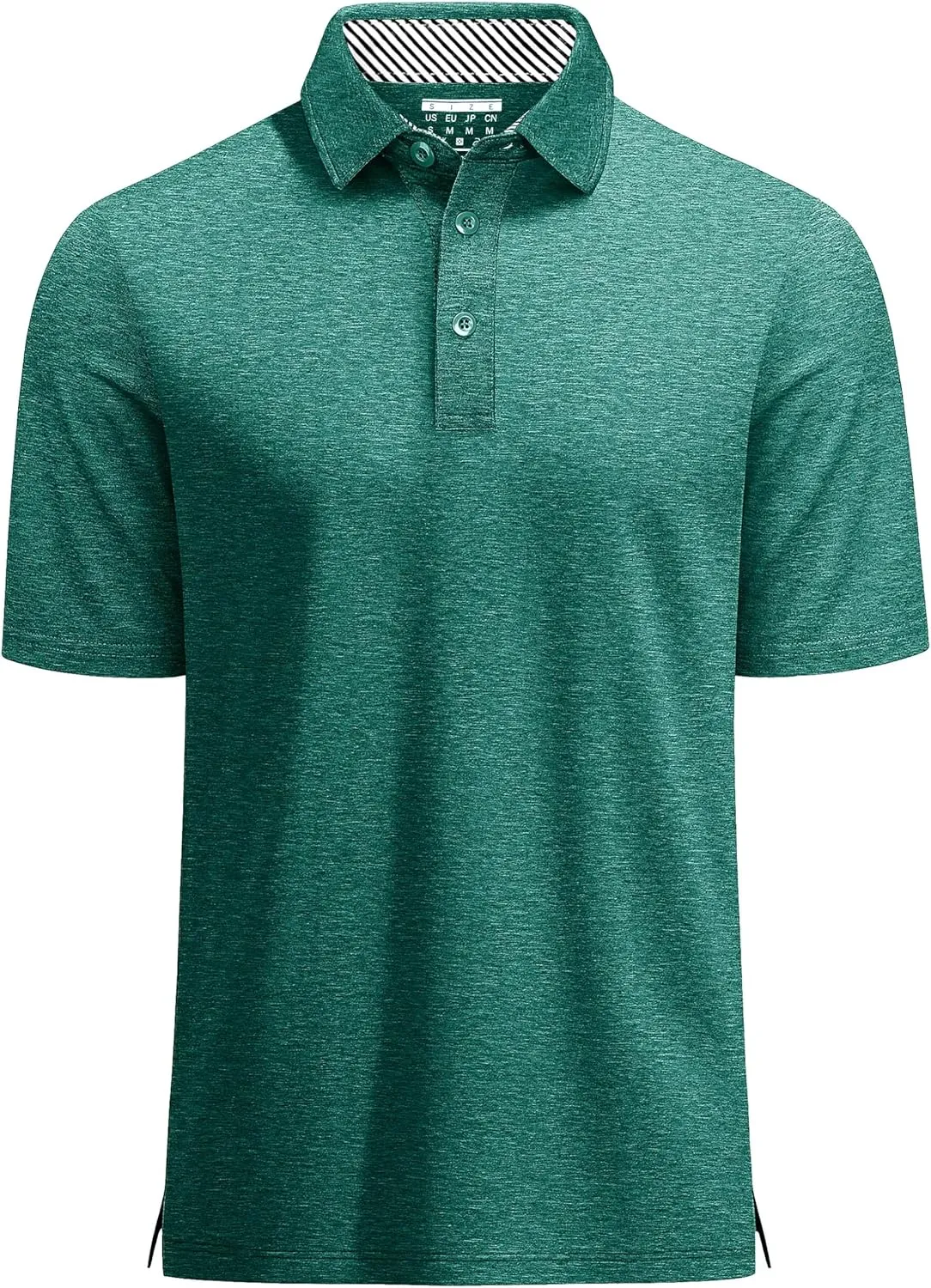 MAGCOMSEN Men's Short Sleeve Polo Golf Shirts 3-Button Moisture Wicking Athletic T-Shirts Casual Collared Shirt