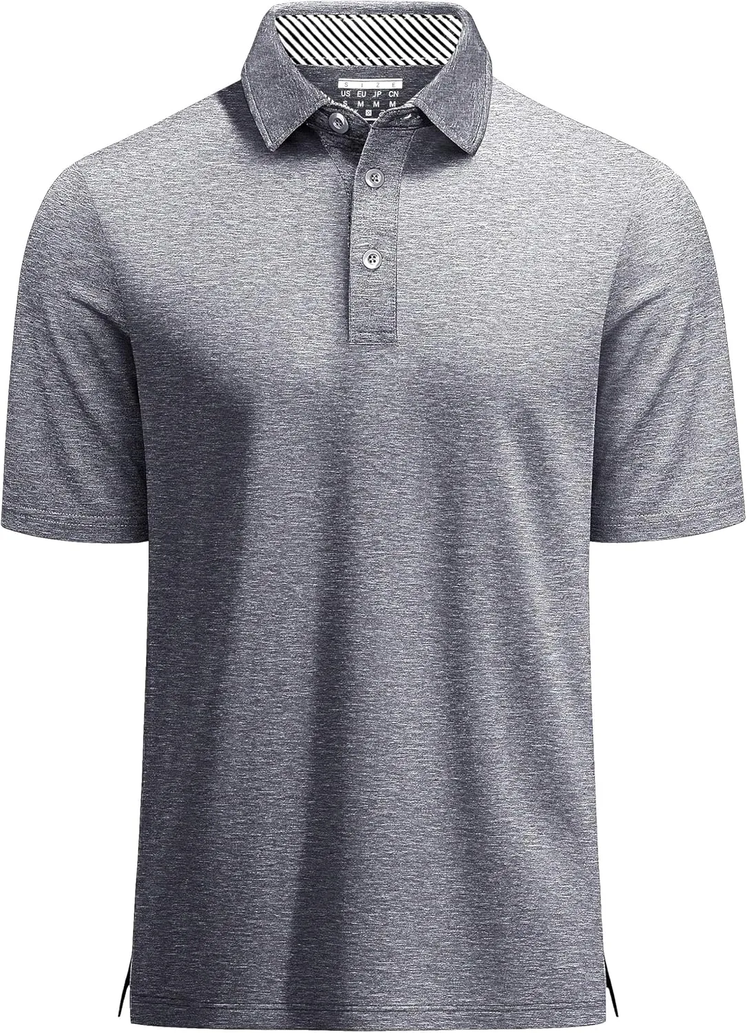 MAGCOMSEN Men's Short Sleeve Polo Golf Shirts 3-Button Moisture Wicking Athletic T-Shirts Casual Collared Shirt