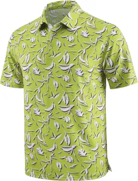Men's Golf Polo Shirts Dry Fit Comfort Stretch Casual Shirt Short Sleeve Perfomance Moisture Wicking Funny Print