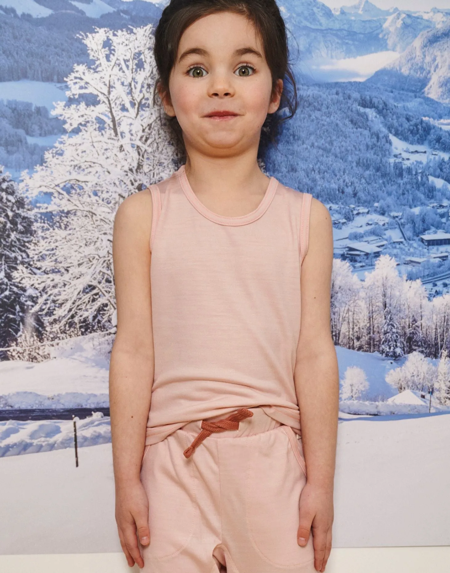 Merino Tank,  Sugar Pink