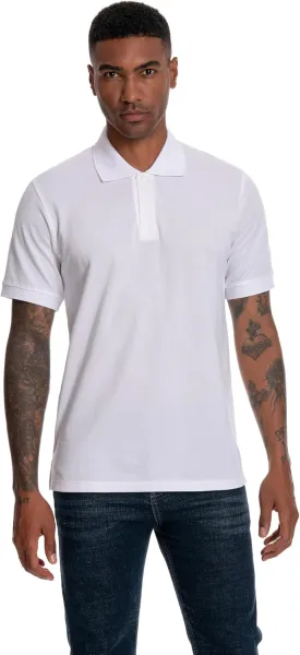 Nutria Mens Polo Shirt Short Sleeve 100% Cotton Pique Moisture Wicking Classic Collared T-Shirt Golf Tennis Casual Relax U09