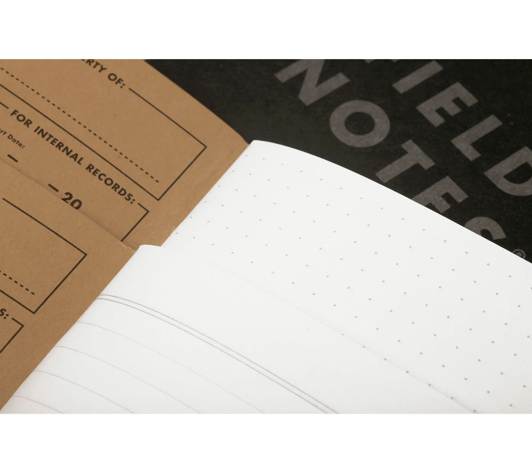 Pitch Black Memo Book | Ruled 3-Pack