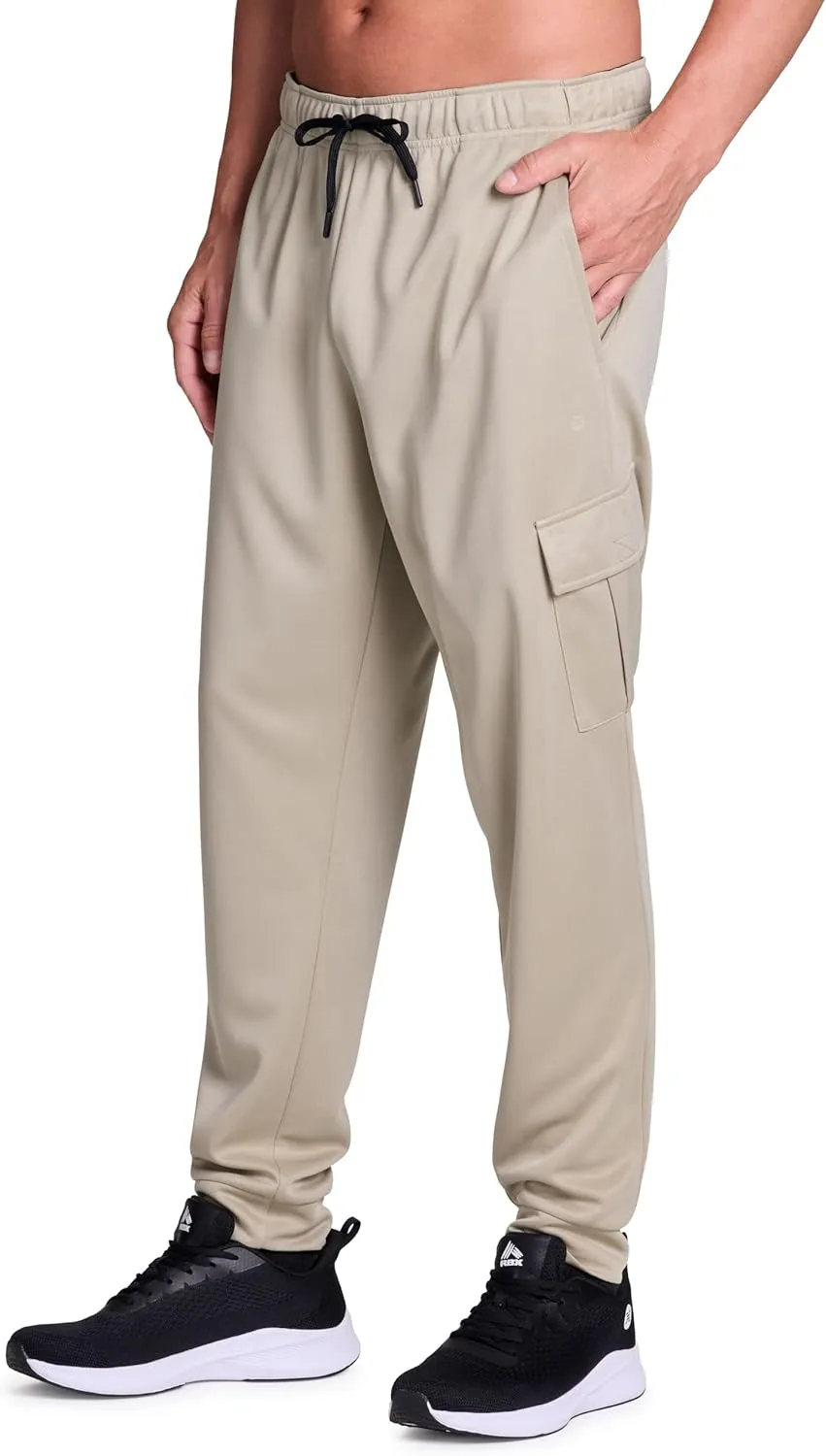 RBX Active Men's Athletic Performance Quick Dry Breathable Tapered Jogger Sweatpant with Pockets