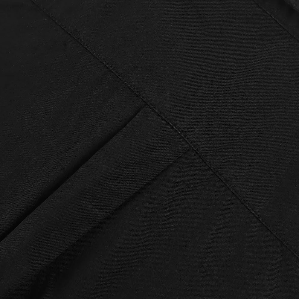 Spring&Gege Boys' Short Sleeve Button Down Shirts for Kids Woven Solid with Two Pockets