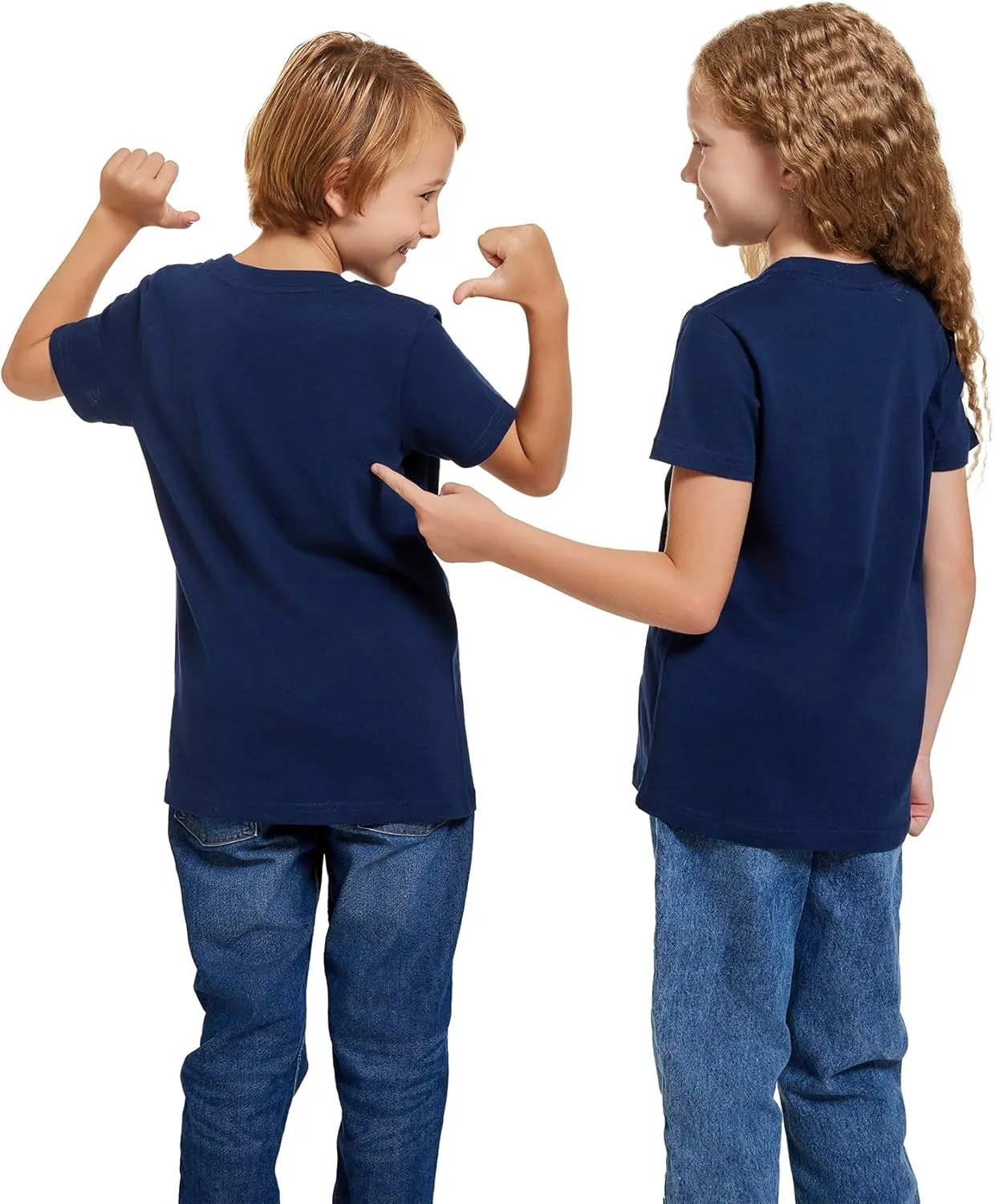 SupaSoft Apparel Kids Personalized Shirt for Boys Girls Youth Custom Tshits 6 to 18 Age Add Your Text Photo Tee