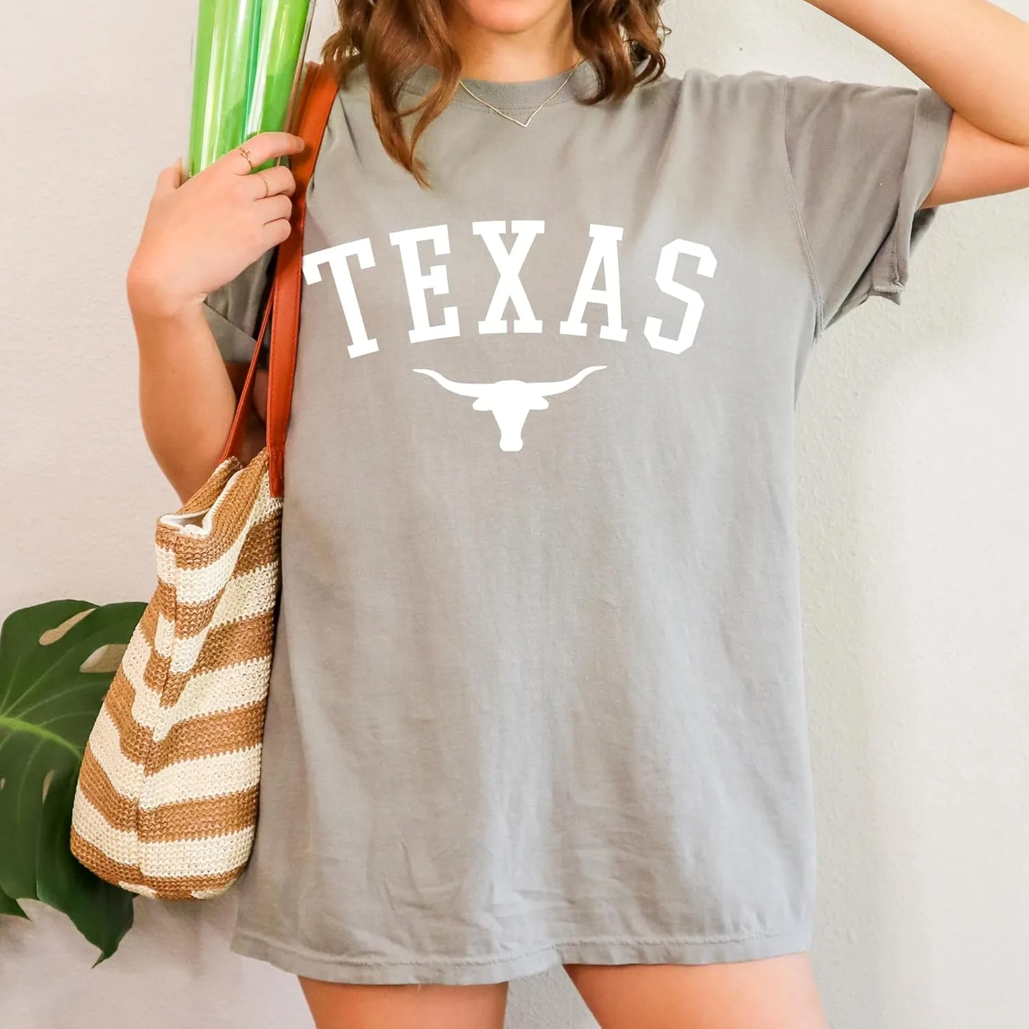Texas T-Shirt for Men, Women, Unisex - Lone Star State Graphic Tee - Retro Looked Short Sleeve Crew Neck Top - 100% Cotton
