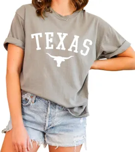 Texas T-Shirt for Men, Women, Unisex - Lone Star State Graphic Tee - Retro Looked Short Sleeve Crew Neck Top - 100% Cotton
