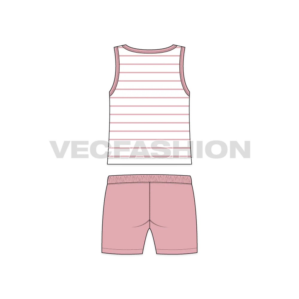 Toddler Boys Tank Top Shorts Set