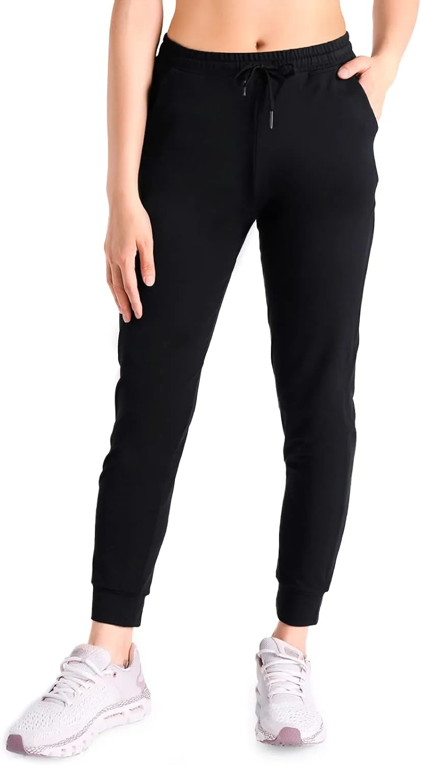 Yogipace Petite/Regular/Tall Women's Lightweight Anti-Shrink Active Joggers Lounge Sweatpants Yoga Jogger Pants
