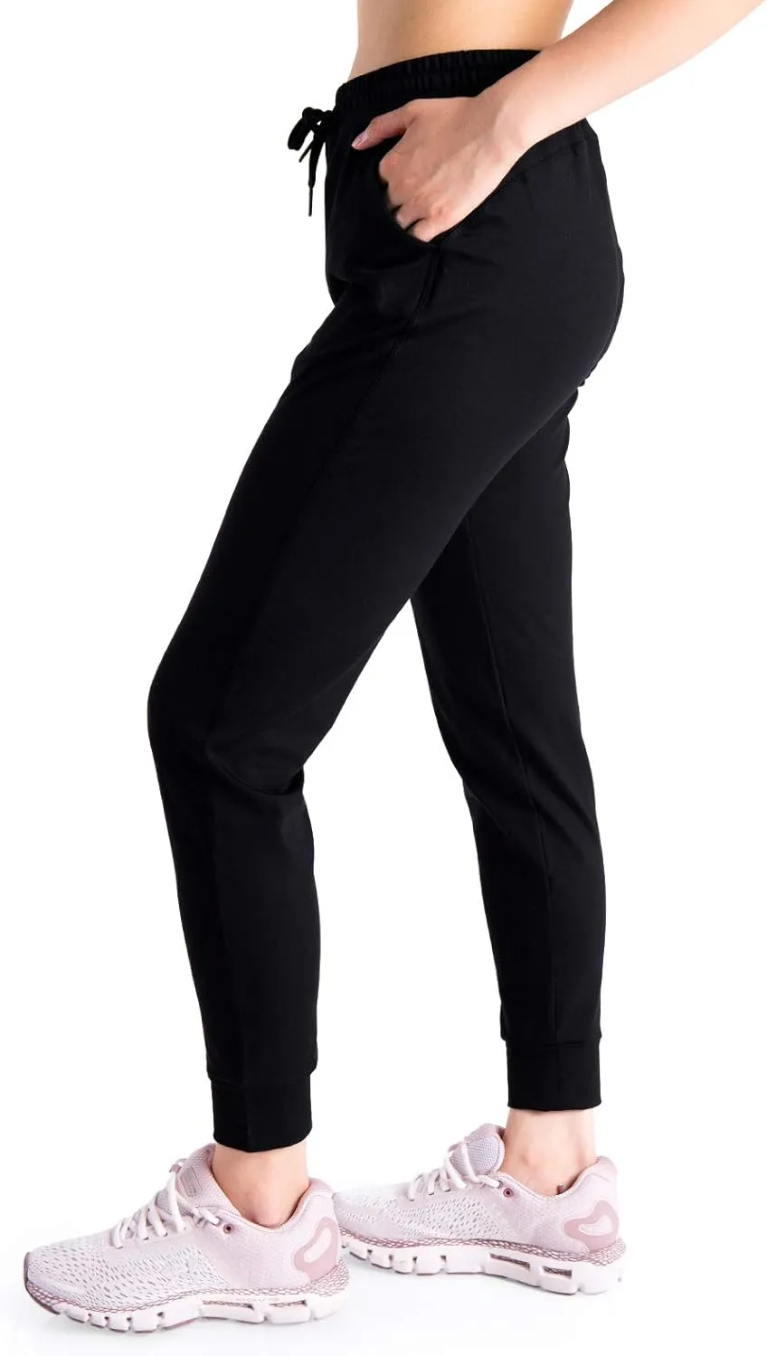 Yogipace Petite/Regular/Tall Women's Lightweight Anti-Shrink Active Joggers Lounge Sweatpants Yoga Jogger Pants
